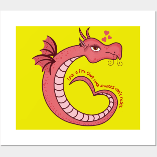 Dragon Hearts Delight Posters and Art